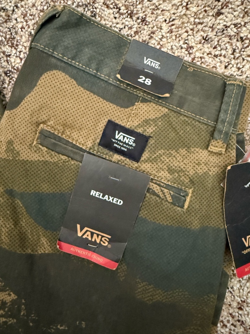 Vans Chino Pants NWT - Picture 2 of 3